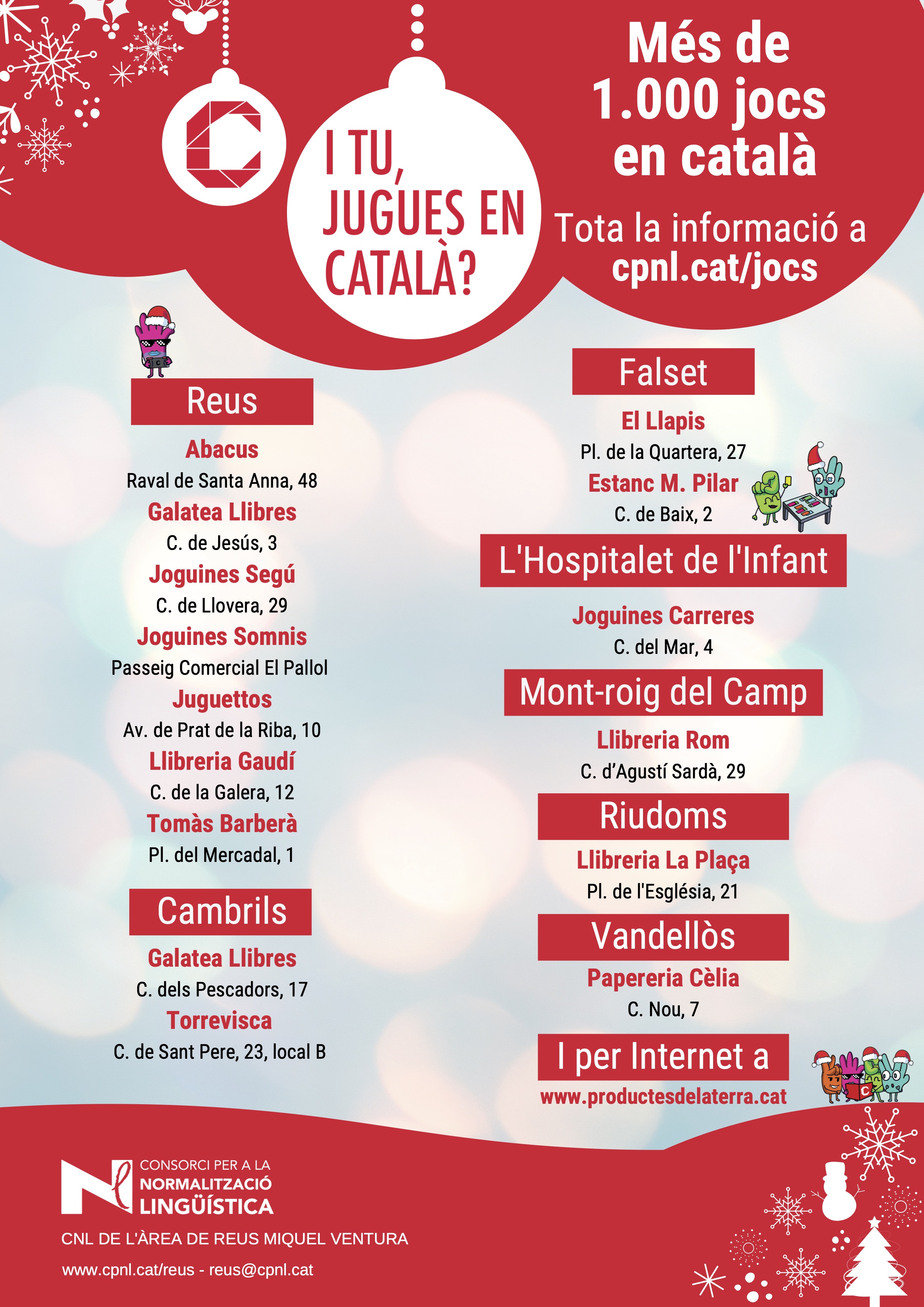 Cartell I tu jugues en catala 2021 VP1