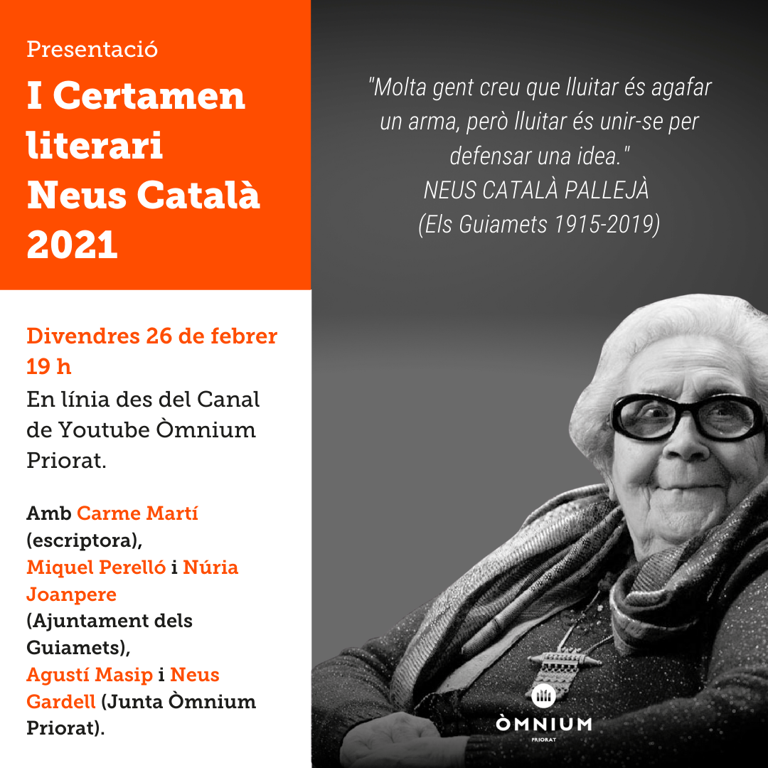 Presentacio premi Neus catala 2